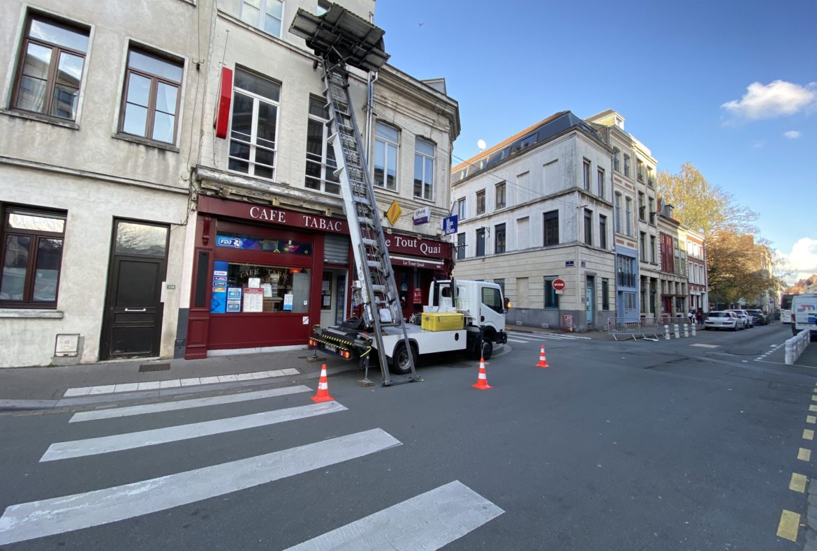 Monte meubles, Lift à Tournai