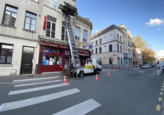 Monte meubles, Lift à Tournai